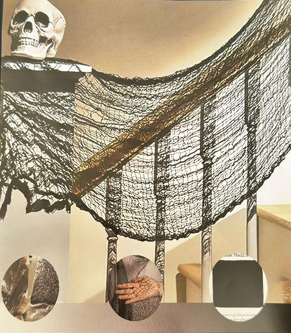 6 Telaraña para decorar Halloween $15 c/u