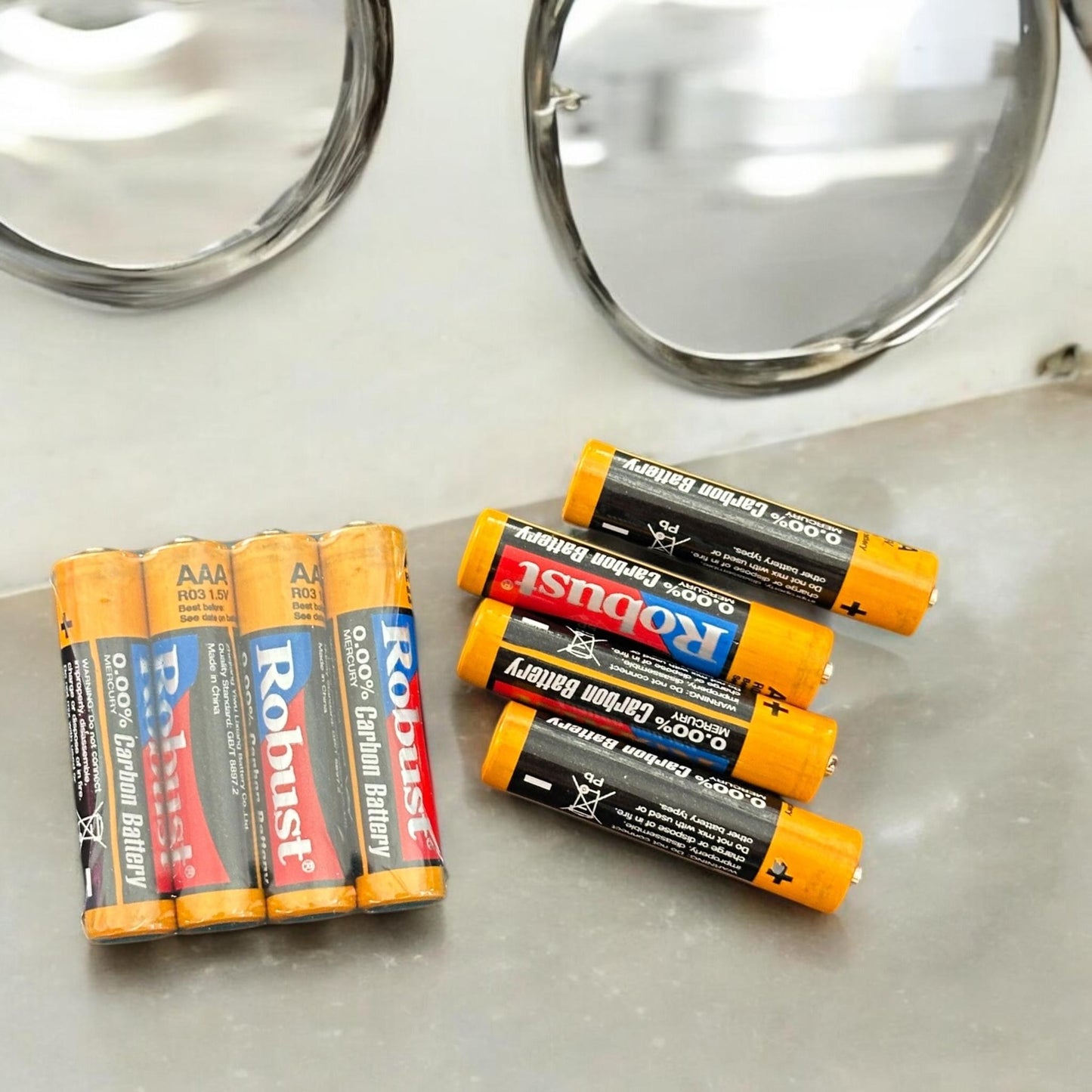 5 Sets de 4 Pilas AAA $10 c/u