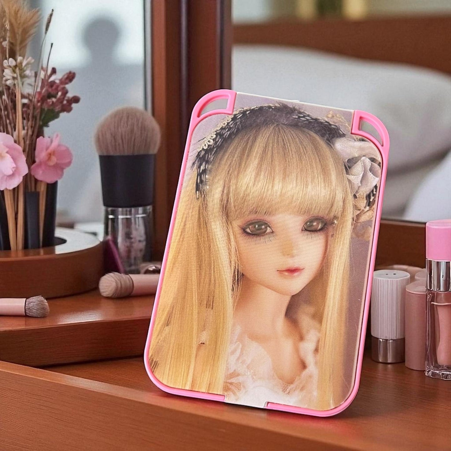 12 Espejos de Bolsillo Muñecas/Mariposas $9 c/u