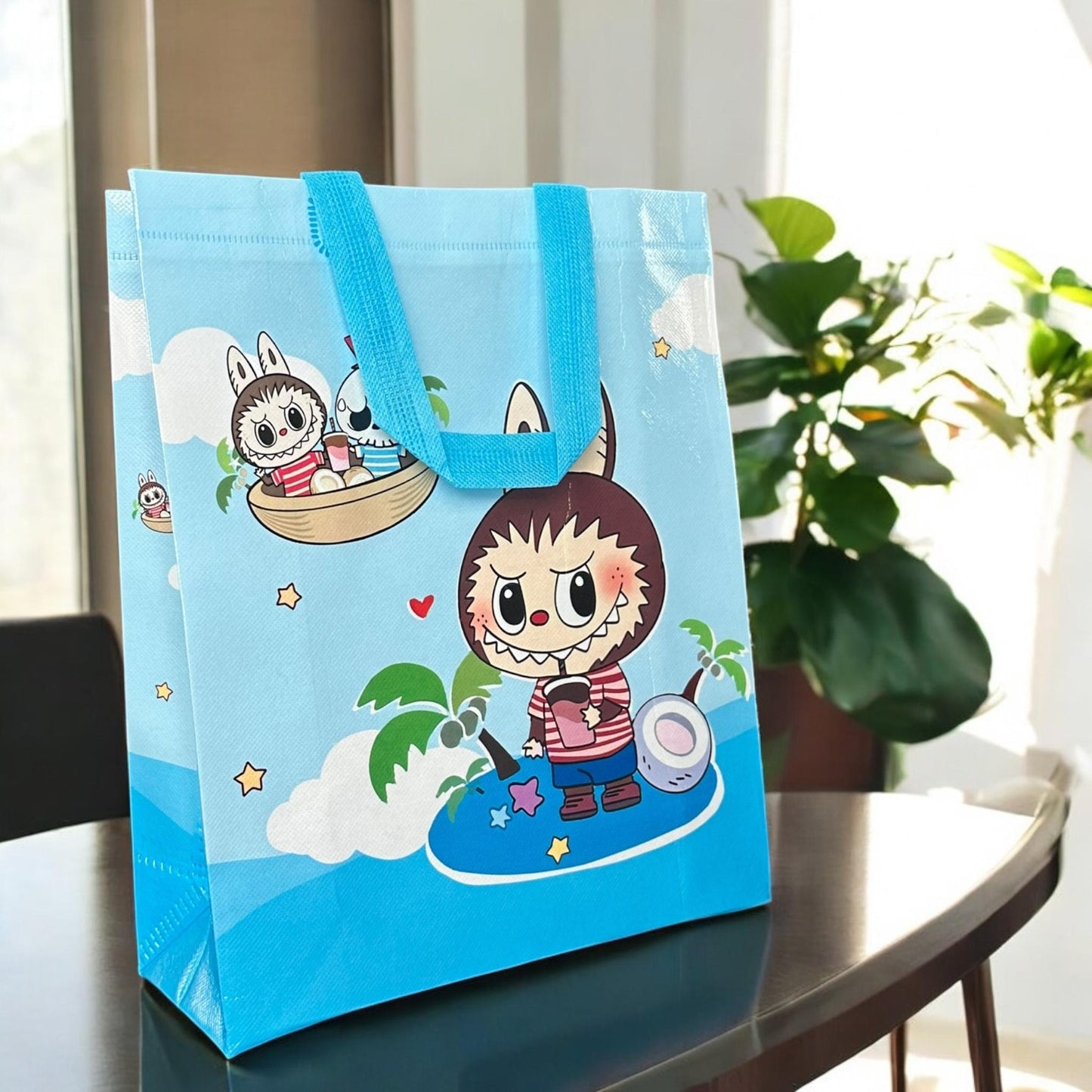 12 Bolsas Labubus Reutilizables G $8.5 c/u