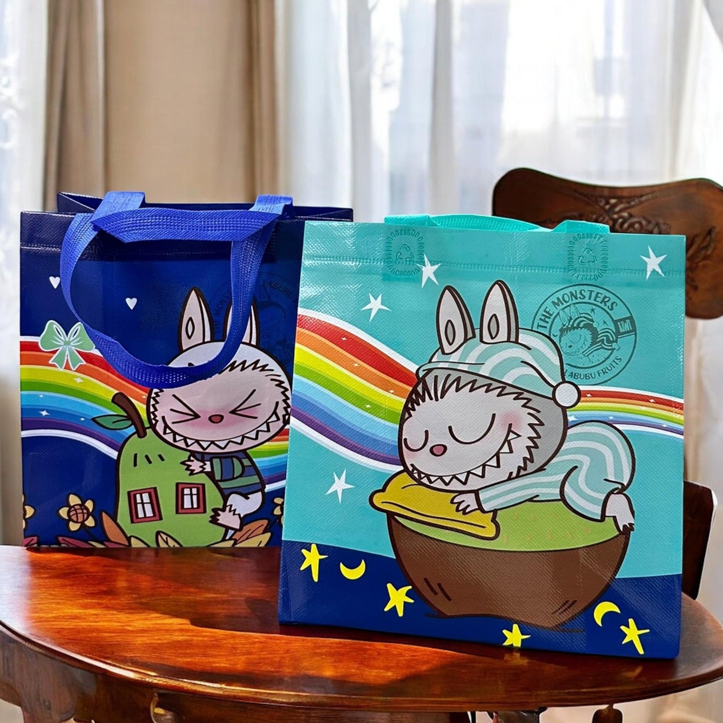 12 Bolsas Labubus Reutilizables $7 c/u