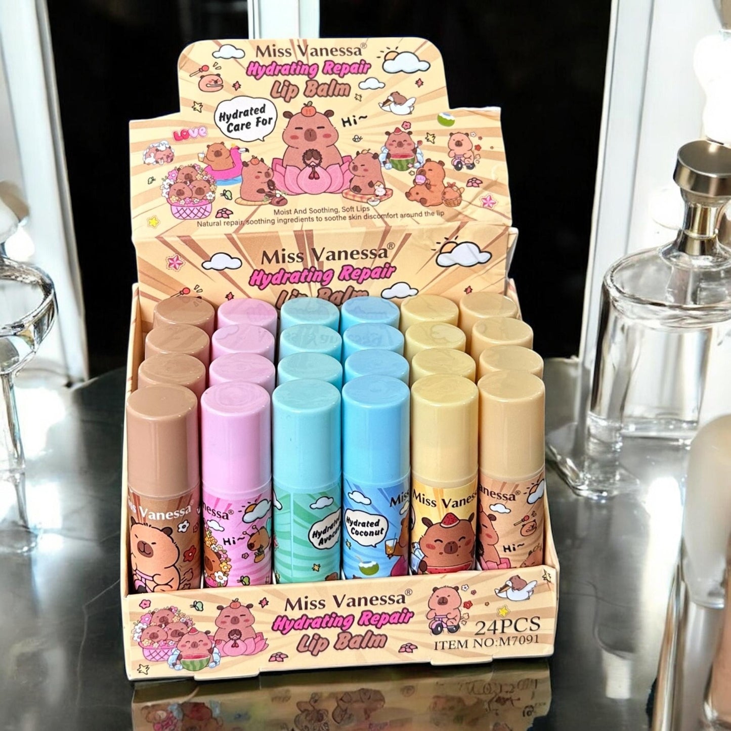 24 Balsamos Capibaras Magicos $7.5 c/u