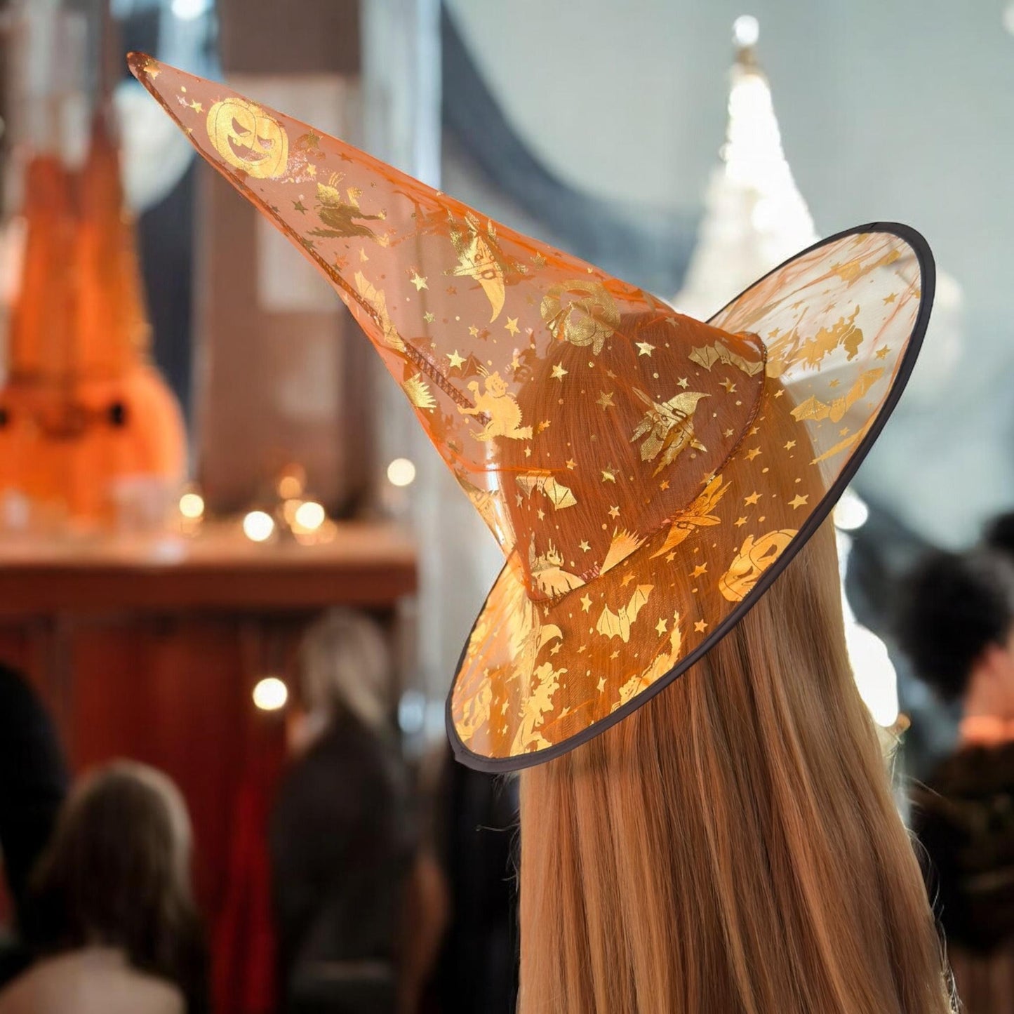 12 Sombreros Halloween Brijutas Telarañas Colores $12 c/u