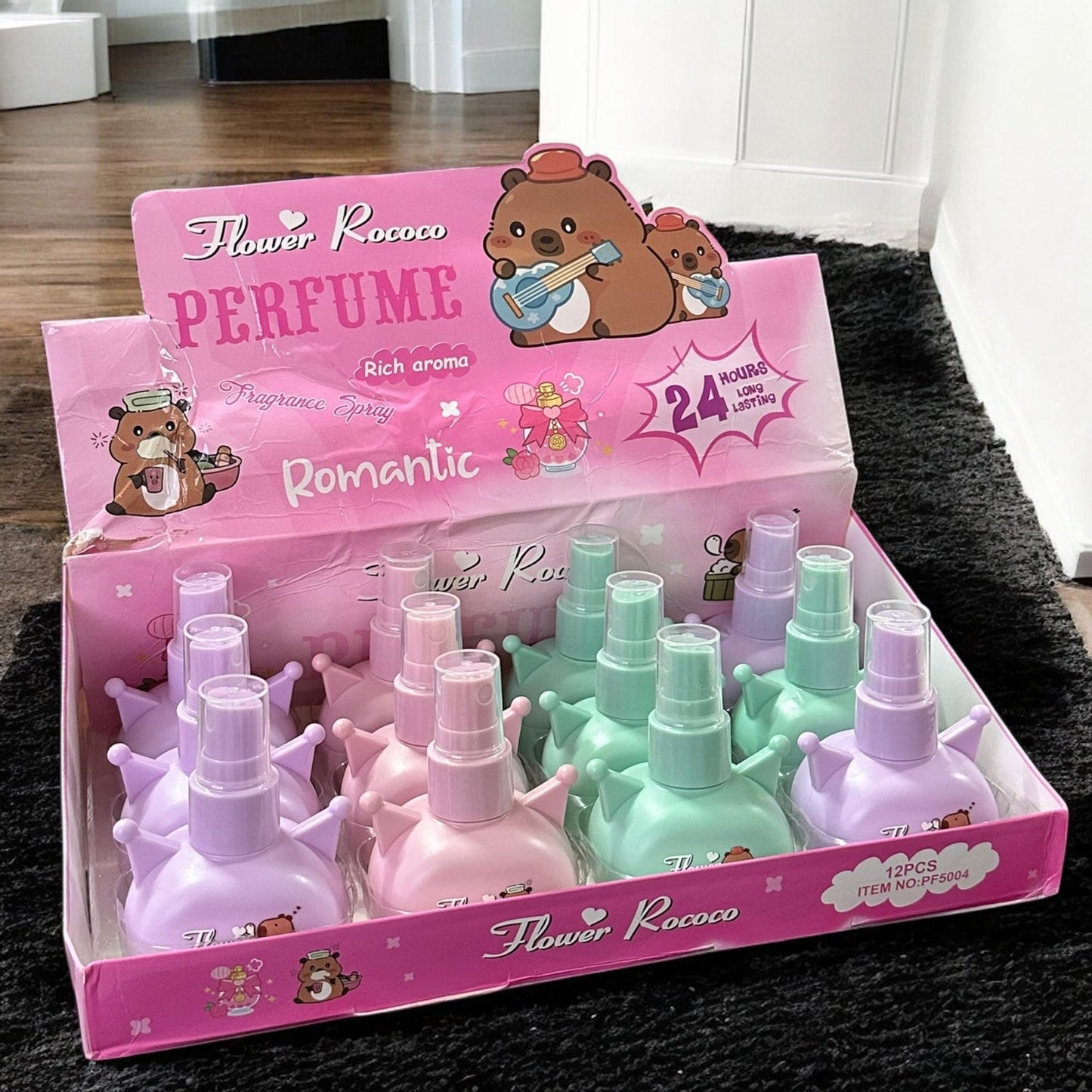 12 Perfumes Capibara Gatito $27 c/u