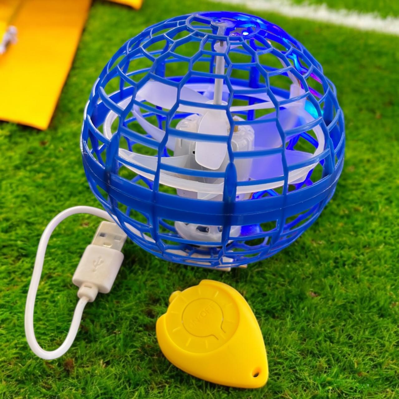 2 Pelota Giratoria Electrica con Luz $72 c/u