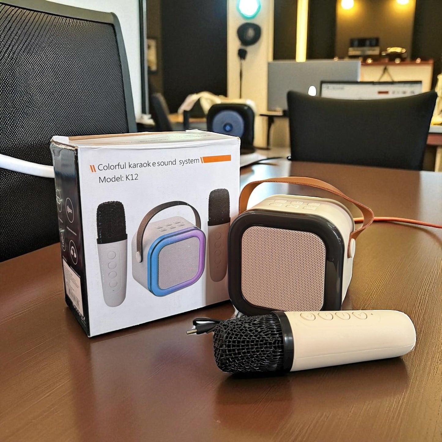 Set de Bocina con Luz y Microfono