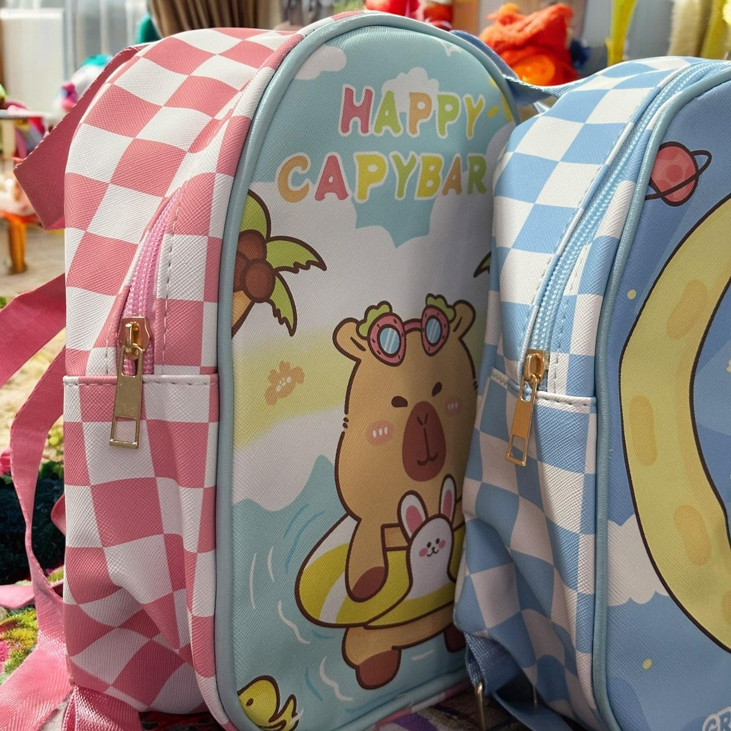 Mochila Capibara CH Colores Pastel