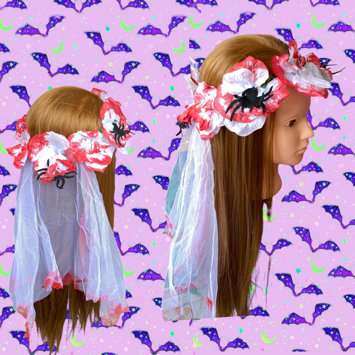 12 Diadema Flores Día de muertos $25 c/u