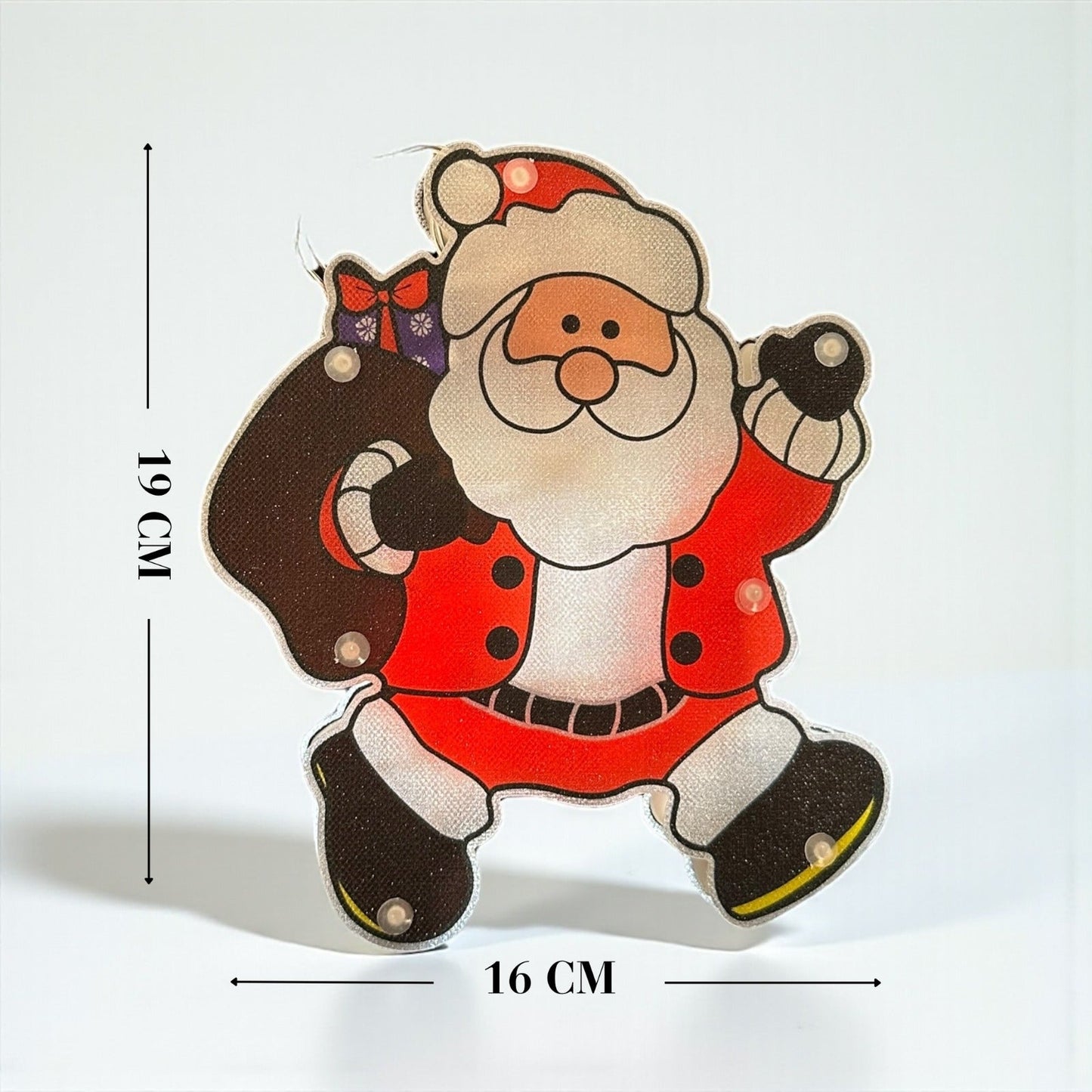 6 Adornos de Luz Navideño de Pilas $39 c/u (No Incluye Pilas)