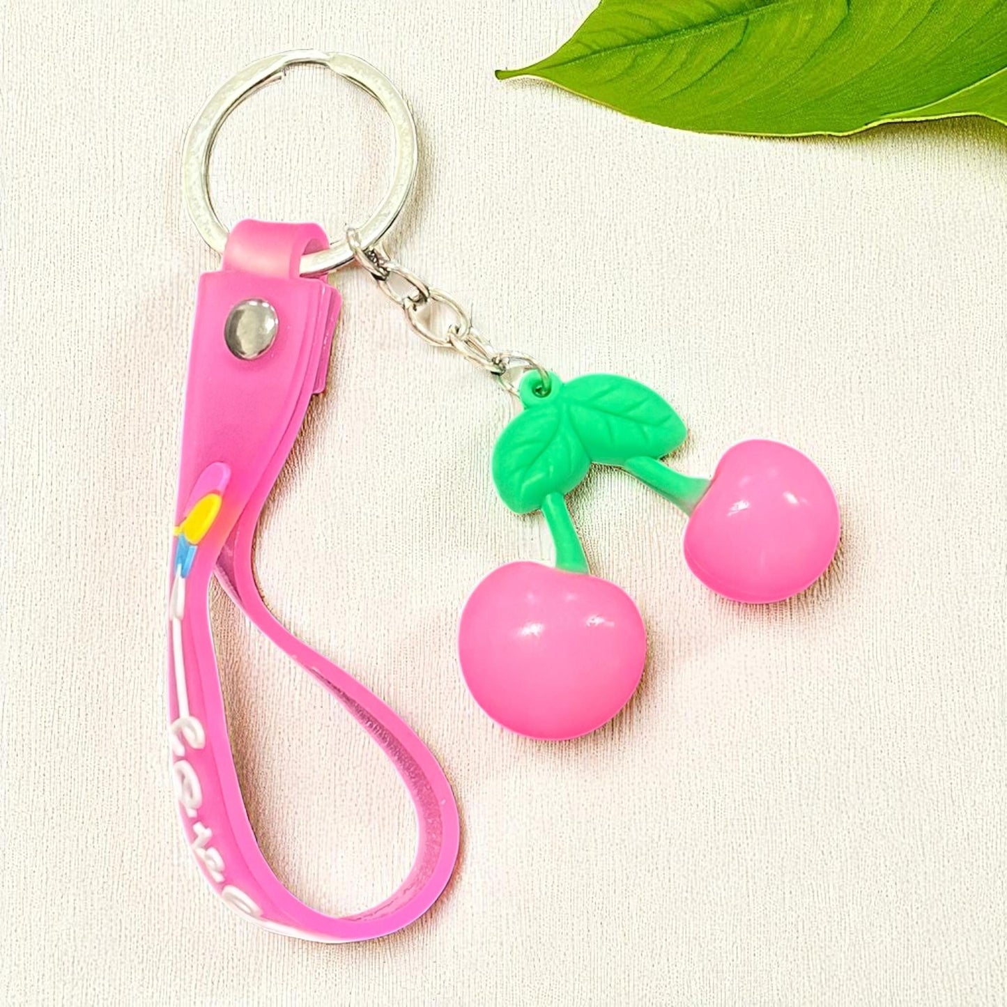 12 Llaveros Cerezas Dobles $6.5 c/u