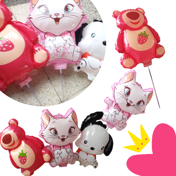 20 Globos Lotso Pochacco Gatita $13.6 c/u