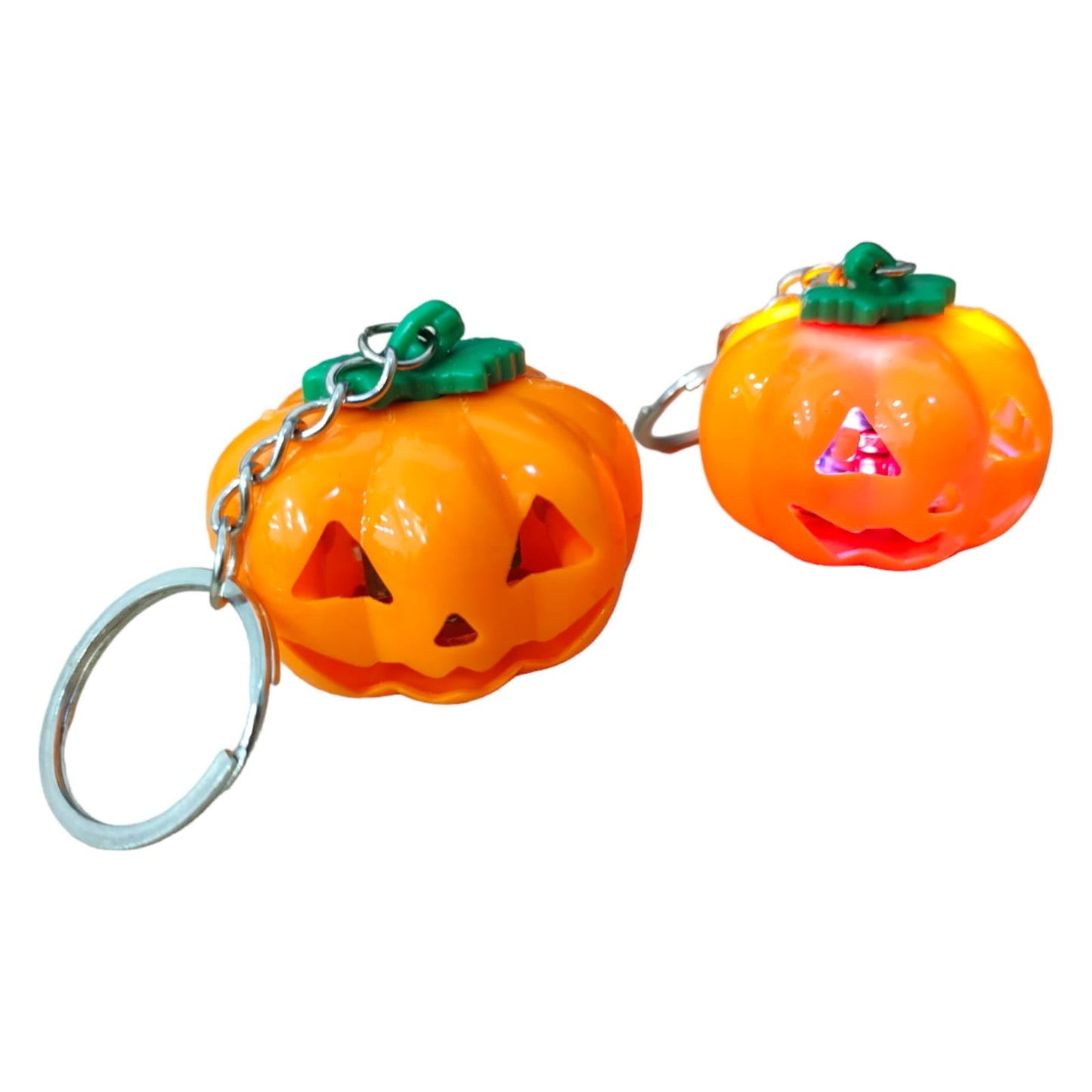 12 Lamparás calabaza con luz $10 c/u