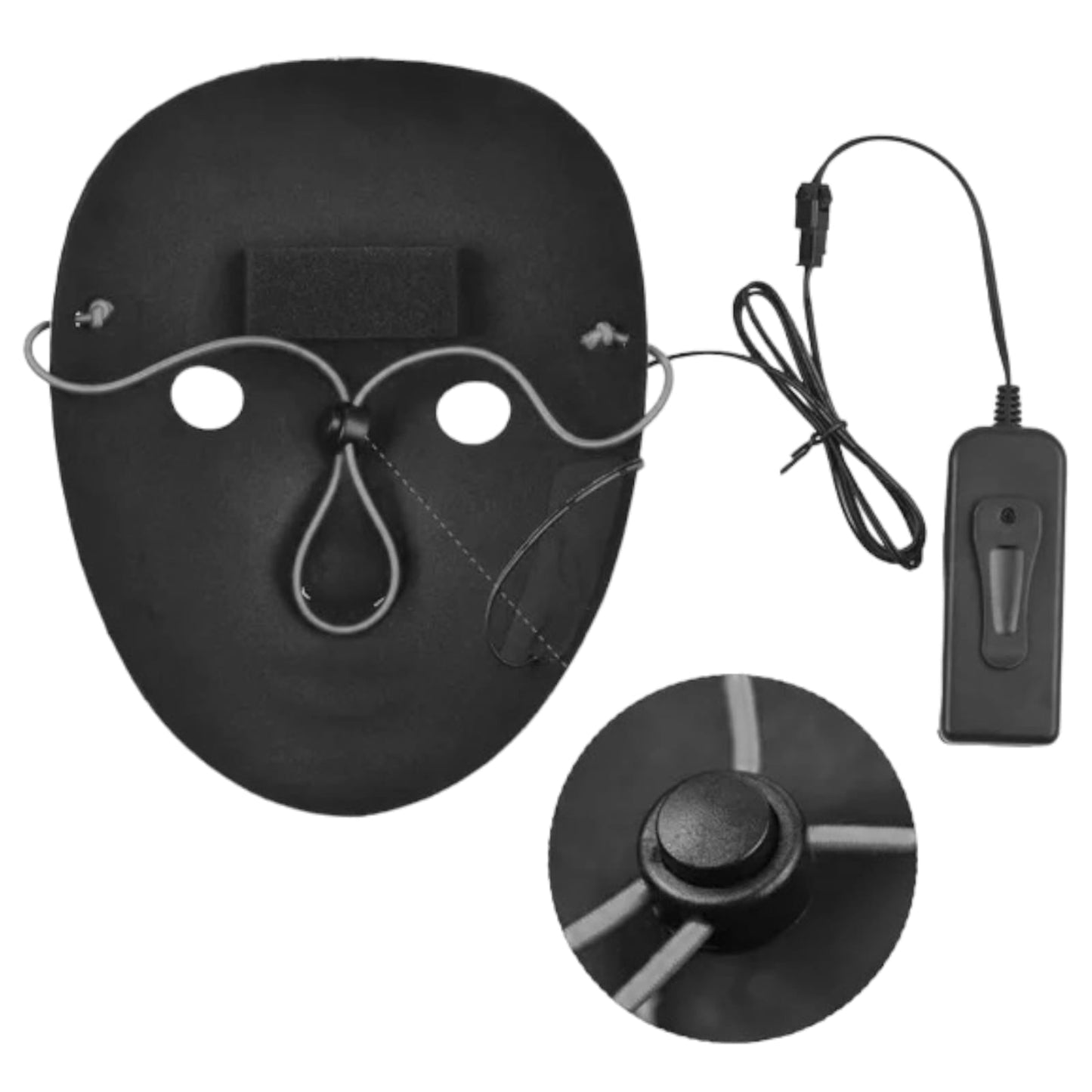 Mascara Halloween Pintura con Luz