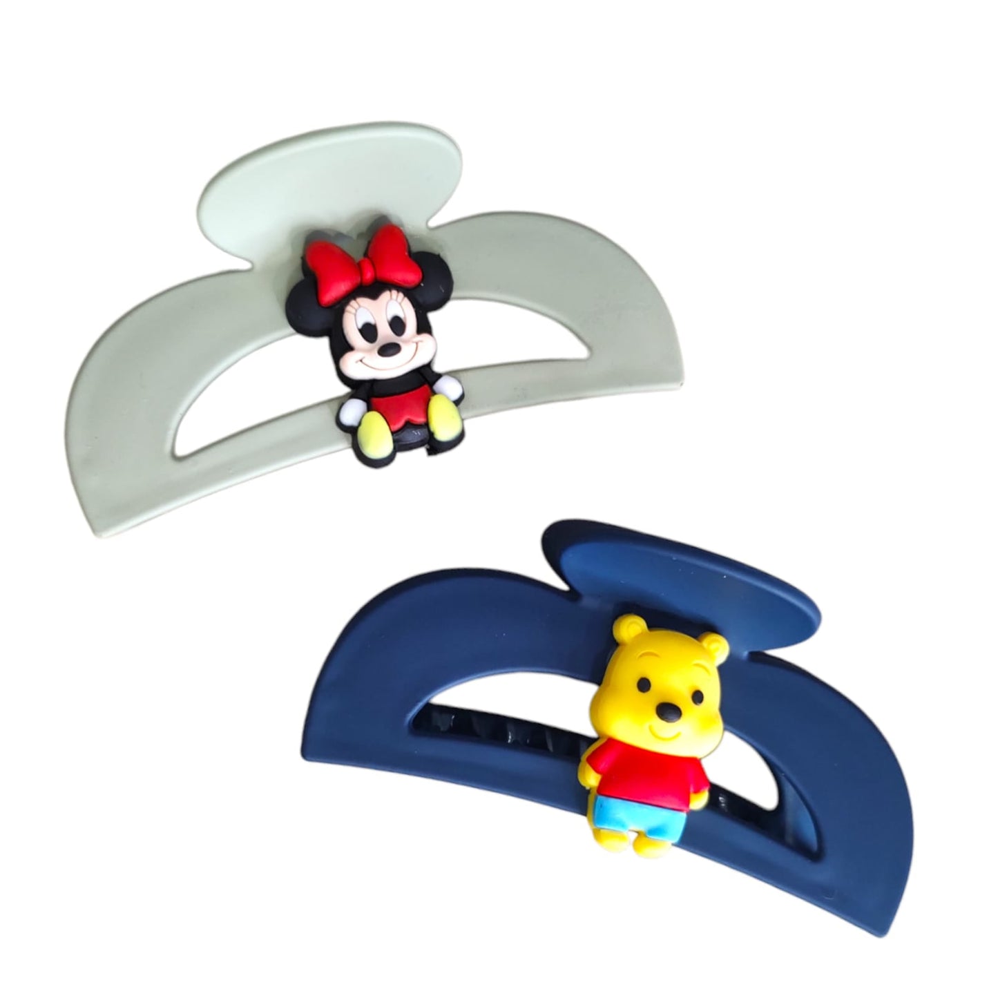 12 Pinzas Cabello Pooh Kitty Mimi $9.10 c/u