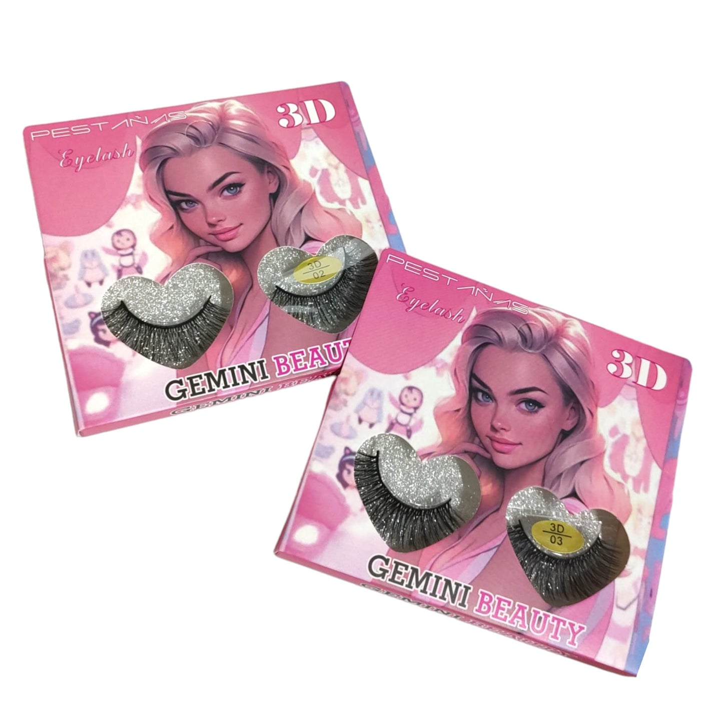 12 Pestañas Barbie $9.10 c/u