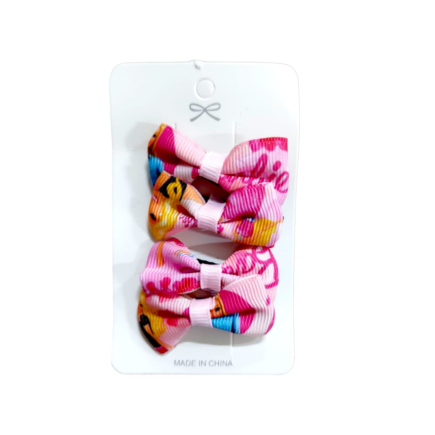 12 Sets de 4 moños barbie $8.84 c/u