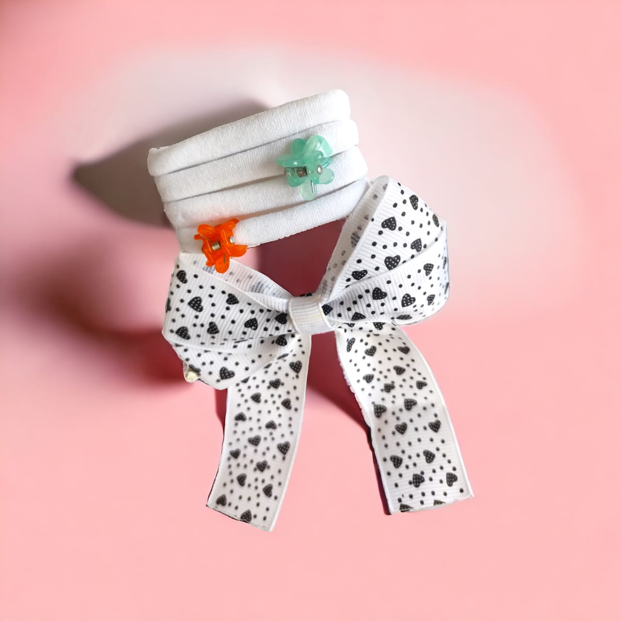 12 Sets De Moños Ligas Y Piojitos Moda $5.20 c/u