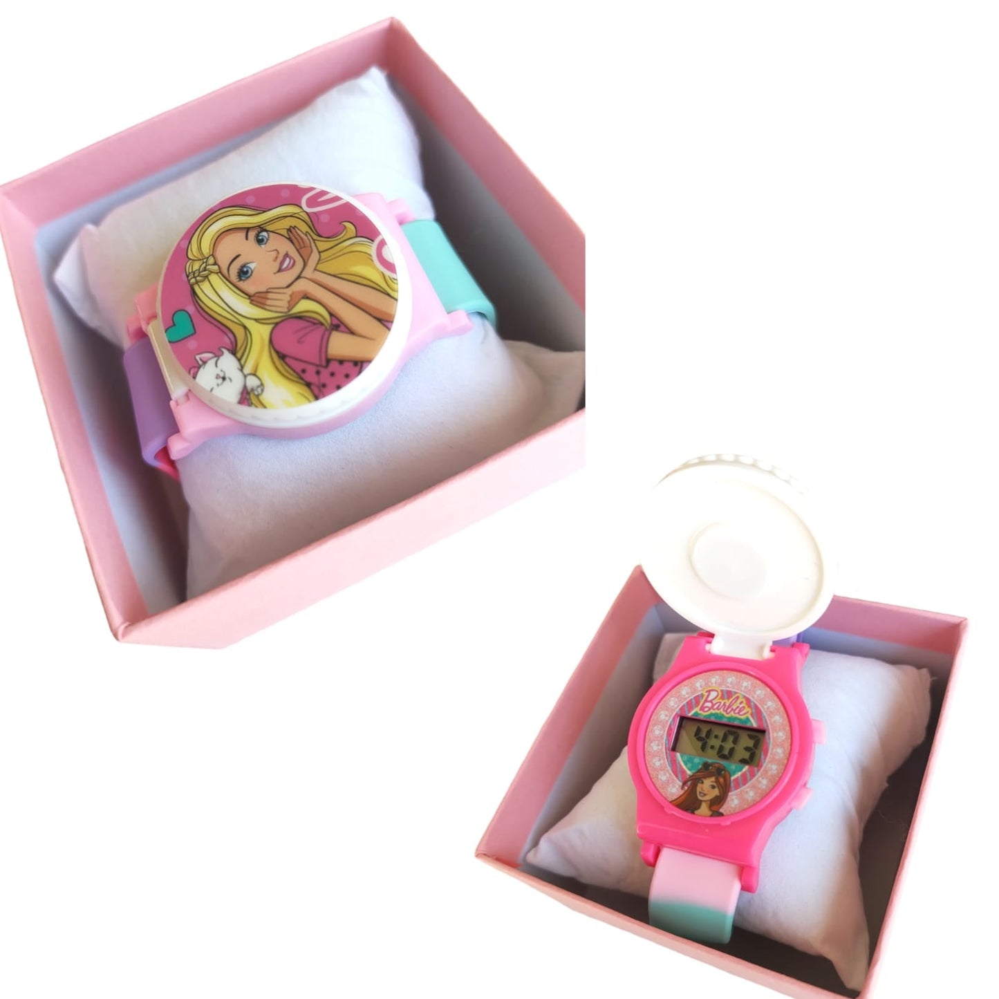 12 Relojes Barbie $24.07 c/u