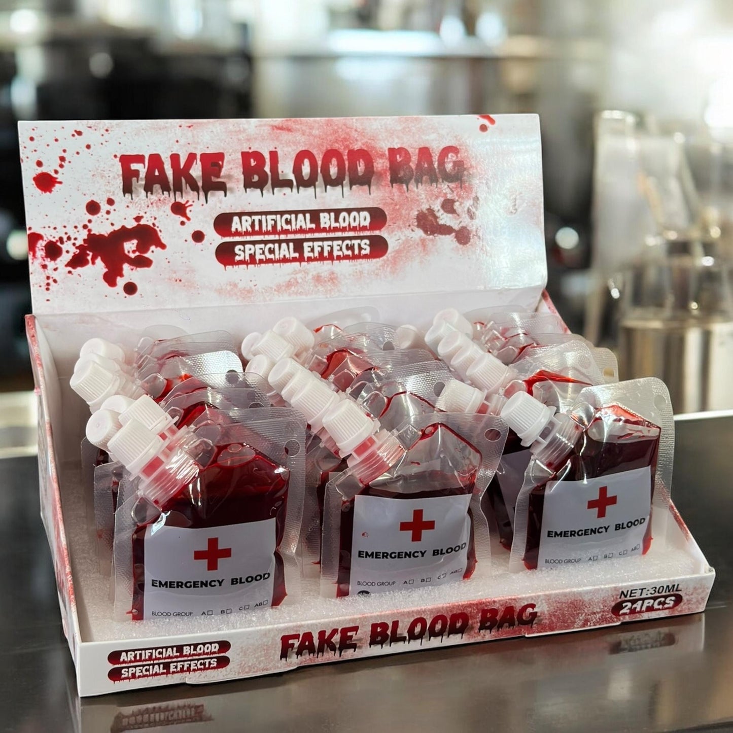 12 Bolsas de Sangre Falsa $14.5 c/u