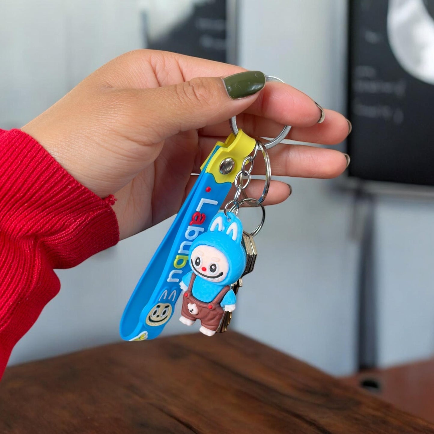 12 Labubus Llaveros hermosos 3D $8.5 c/u