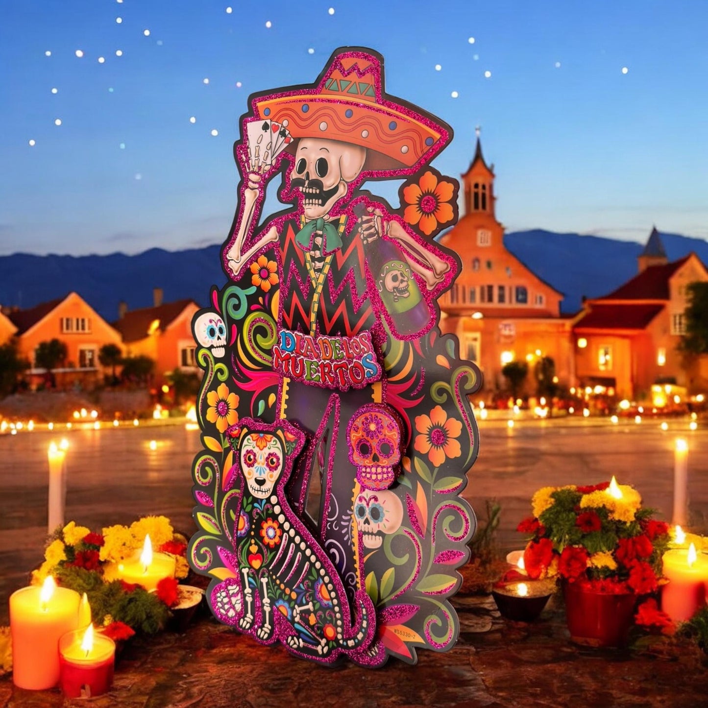 10 Figuras Halloween Diamantadas 3D Grandes $18 c/u