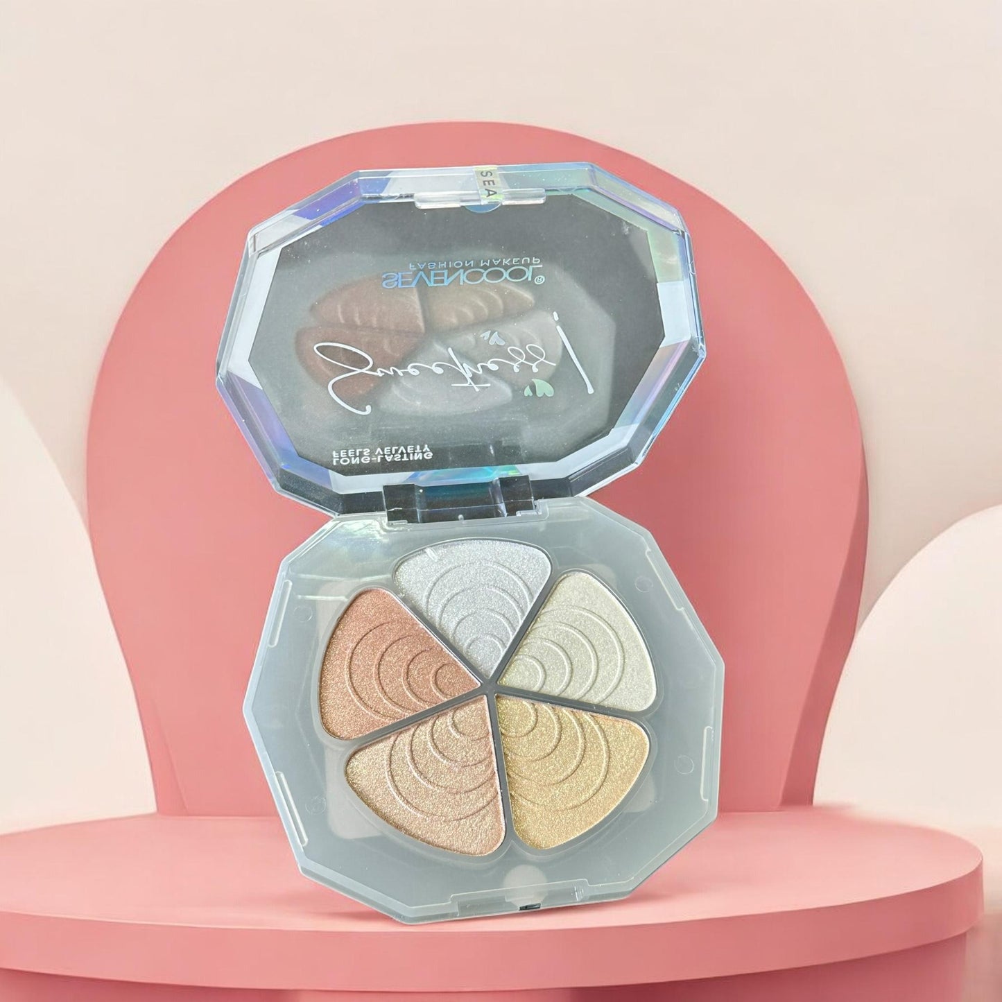 12 Quintetos de Iluminador en Polvo para Rostro $29 c/u