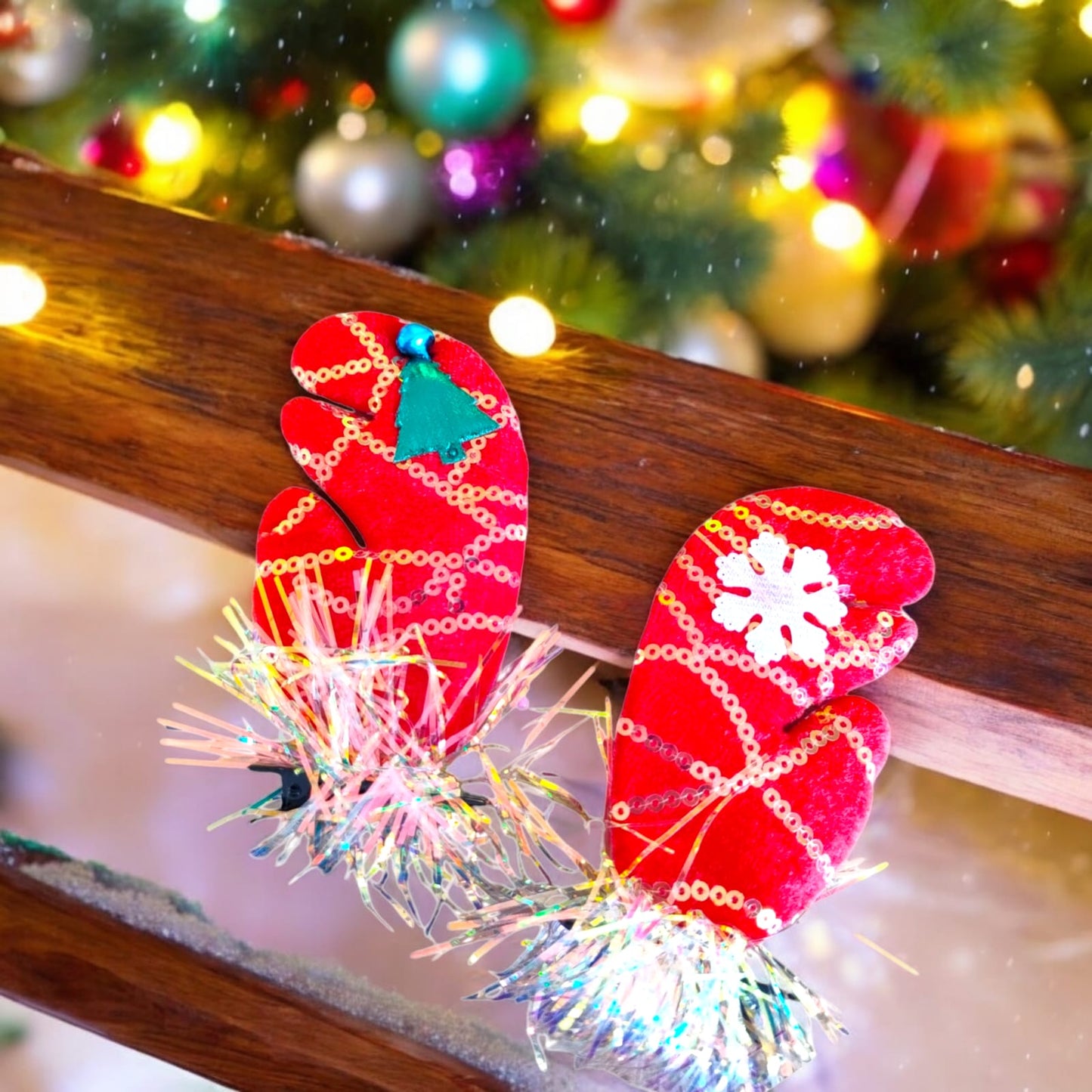 12 Pinza de Moda Navidad $14.25 c/u