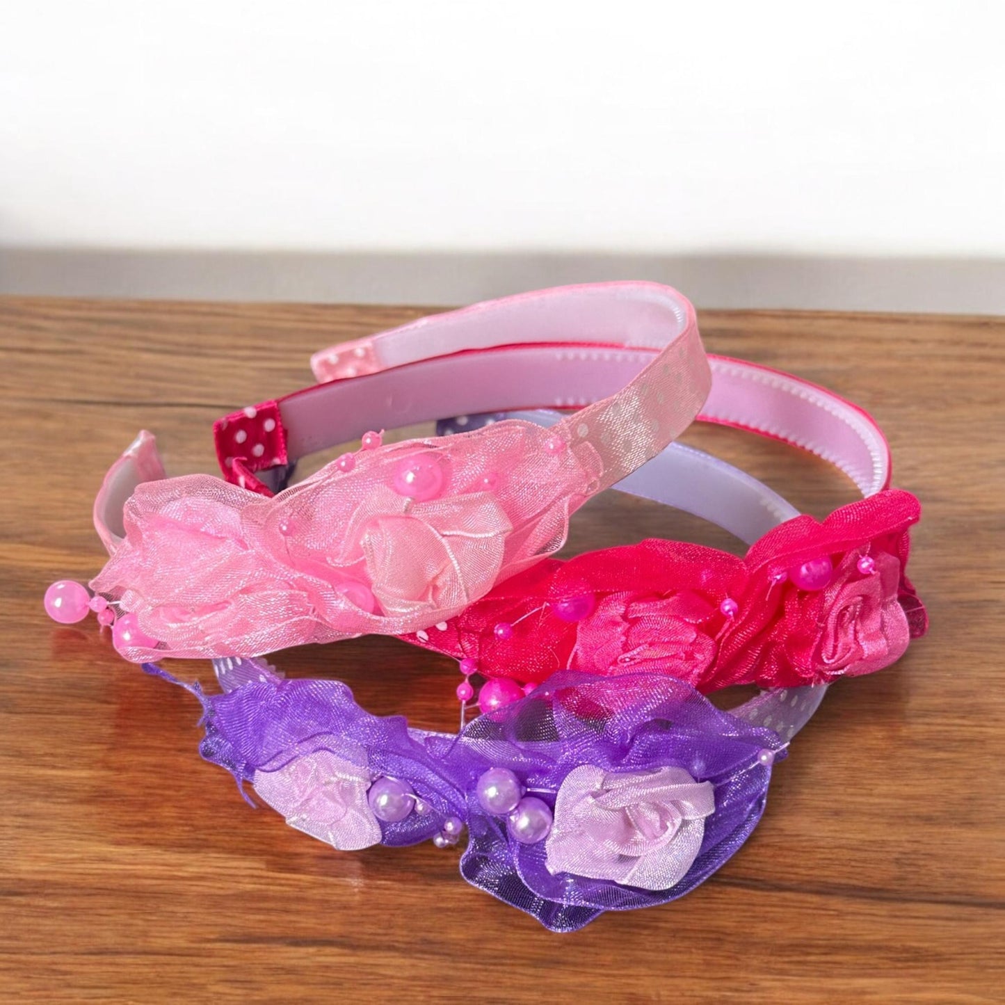 12 Diademas de Puntos Para Cabello $7.5 c/u