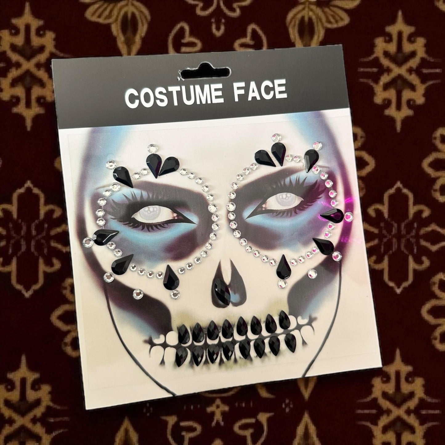 12 Sets  Rostro Pedreria Catrinas Halloween $16 c/u