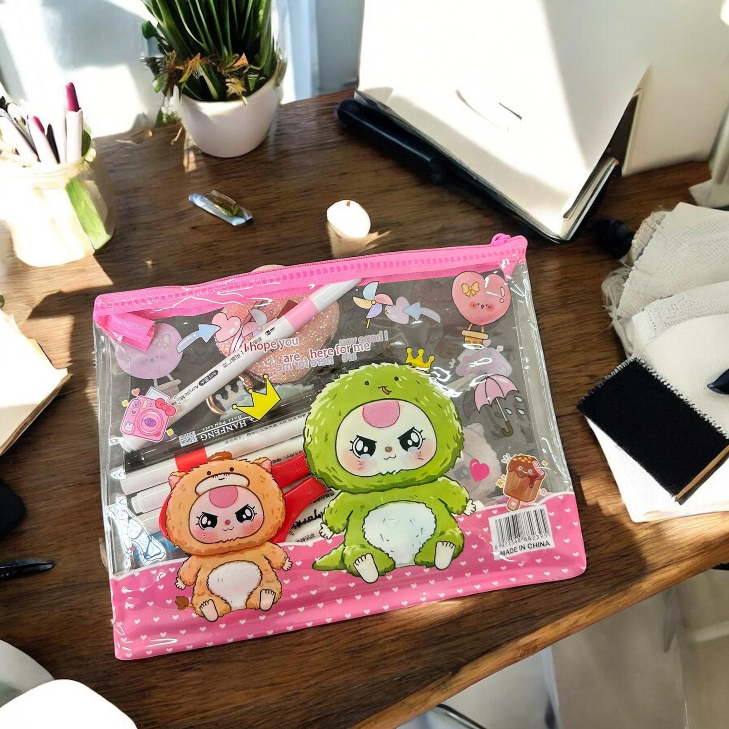 12 Lapiceras de Plastico con Cierre colores  $6.75 c/u