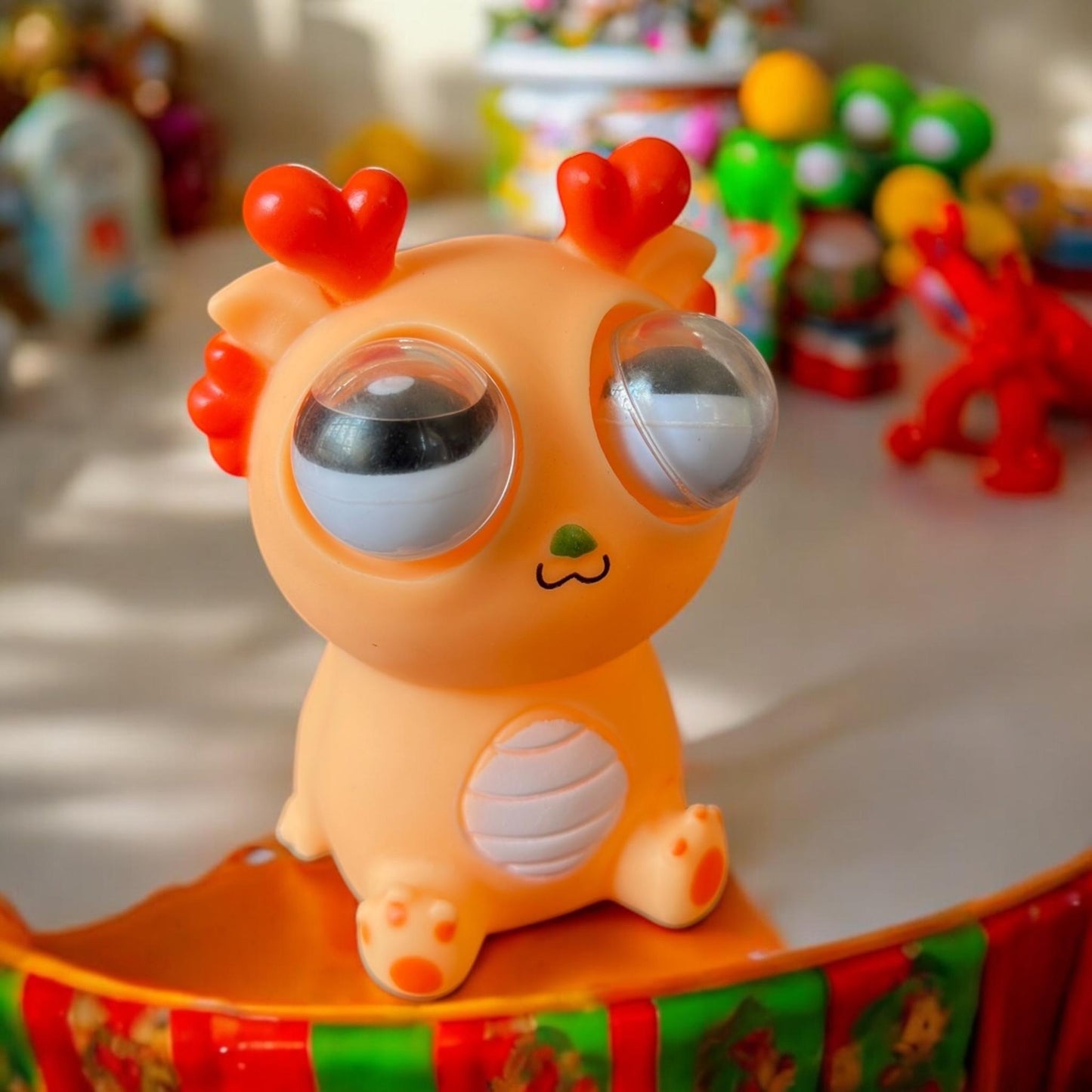 6 Ajolotes Ojos Saltones Squishies $32 c/u