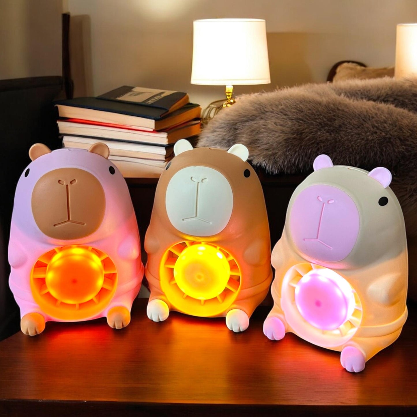 Capibara Ventilador Lampara