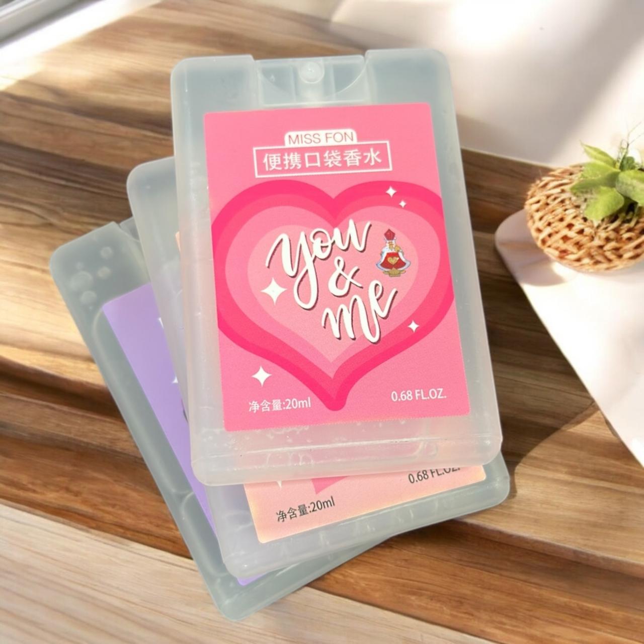 24 Perfumes Bolsillo Corazones $12.5 c/u