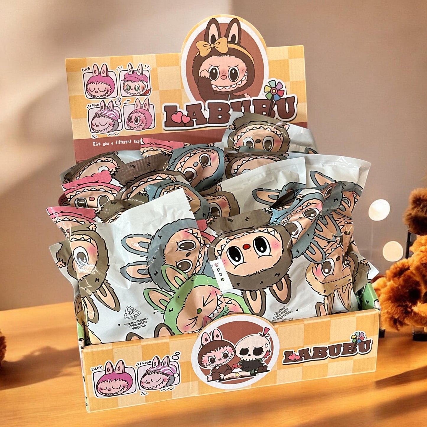 Labubus Afelpados Llavero Hermoso