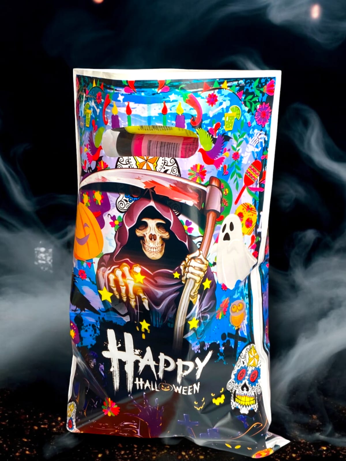 12 Paquetes de Bolsas Halloween $7.5 c/u