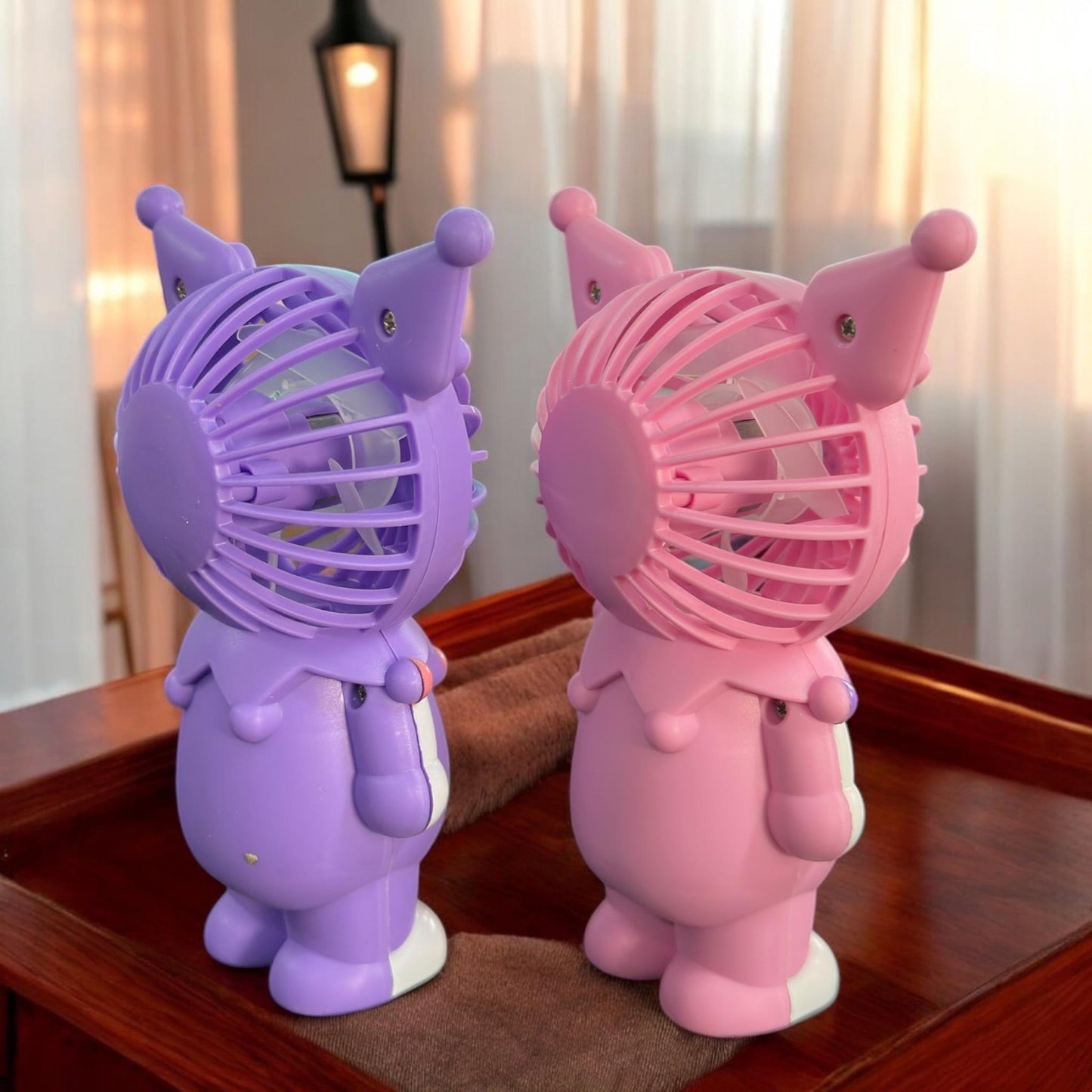 Ventilador Kuromi de Mano Tornasol