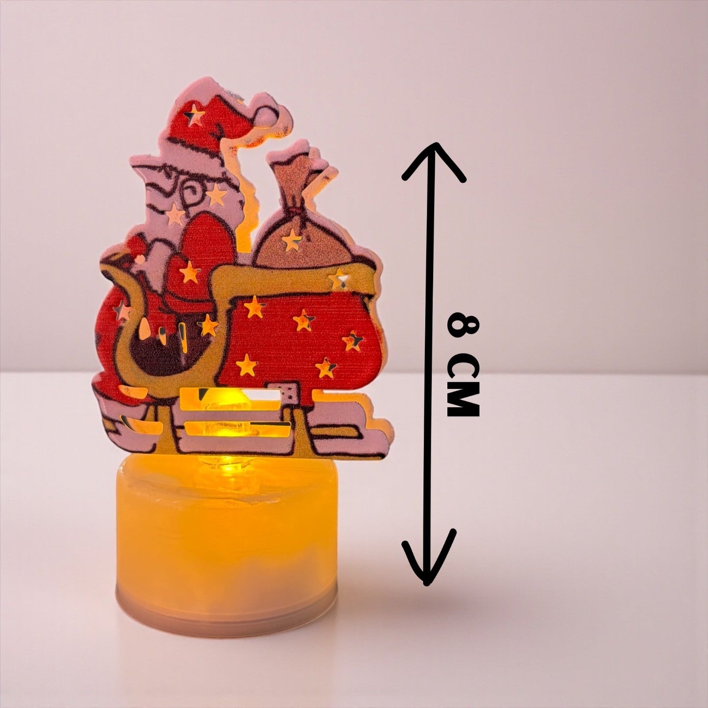 12 Velas Adorno Navideño $10 c/u