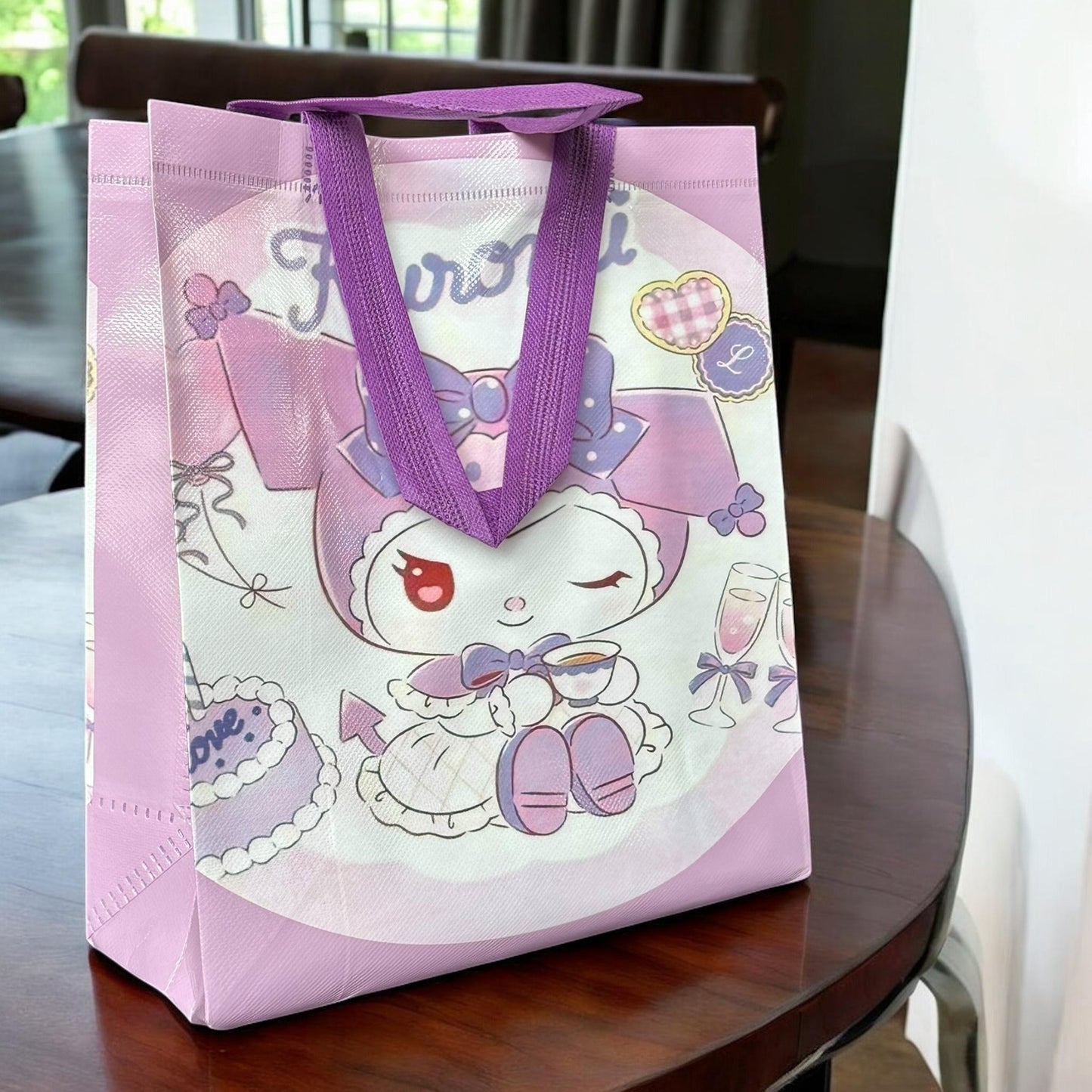 12 Bolsa reutilizable diseños Sanrio $6.3 c/u