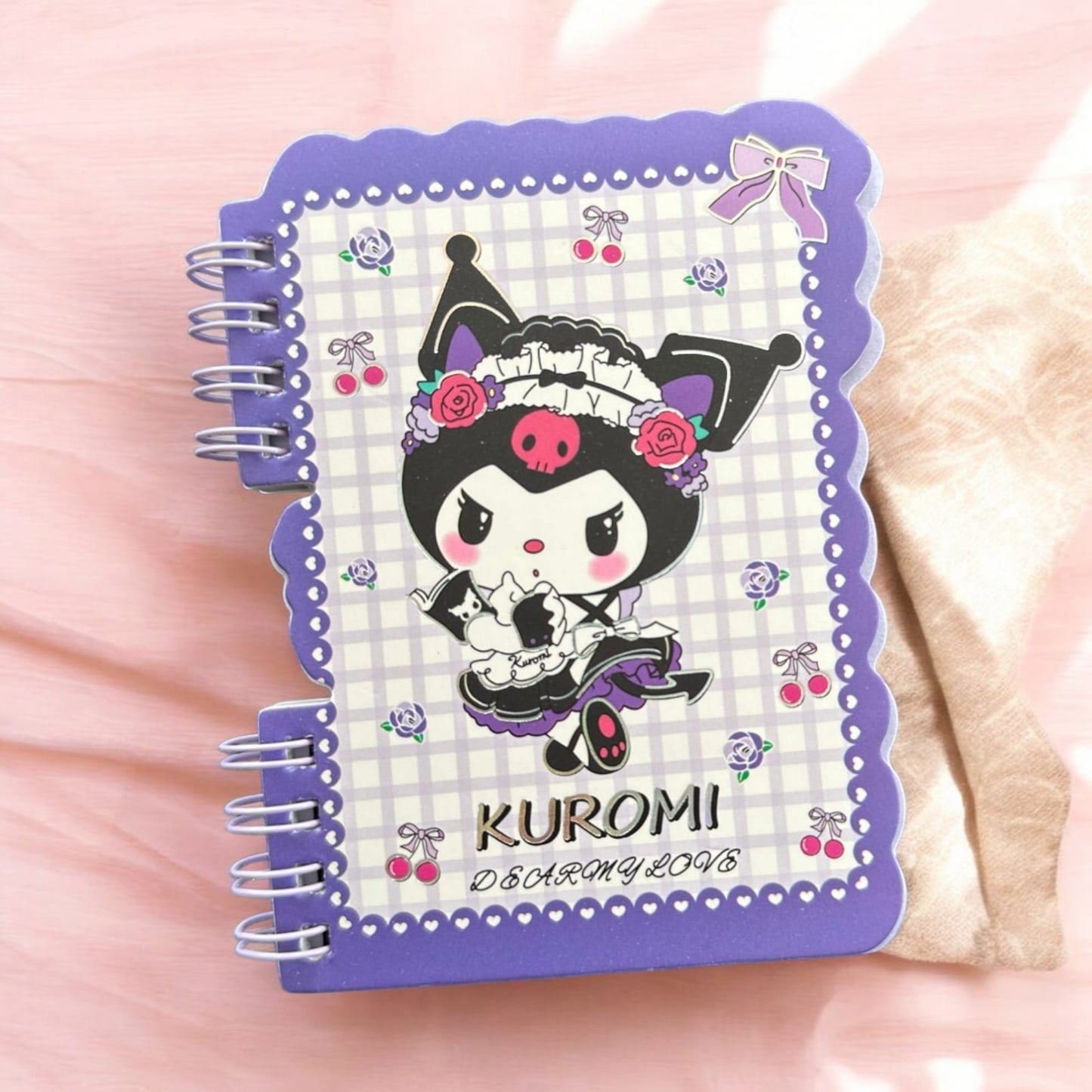 24 Libretitas Kuromi decoradas $11.9 c/u