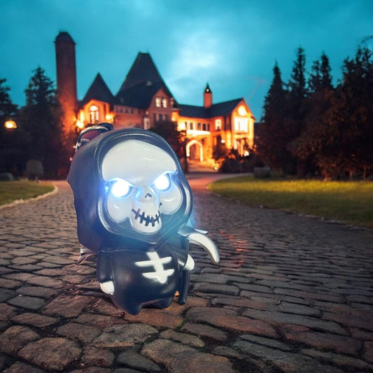 12 Llavero Lamparita Halloween con Luz y Sonido $21 c/u