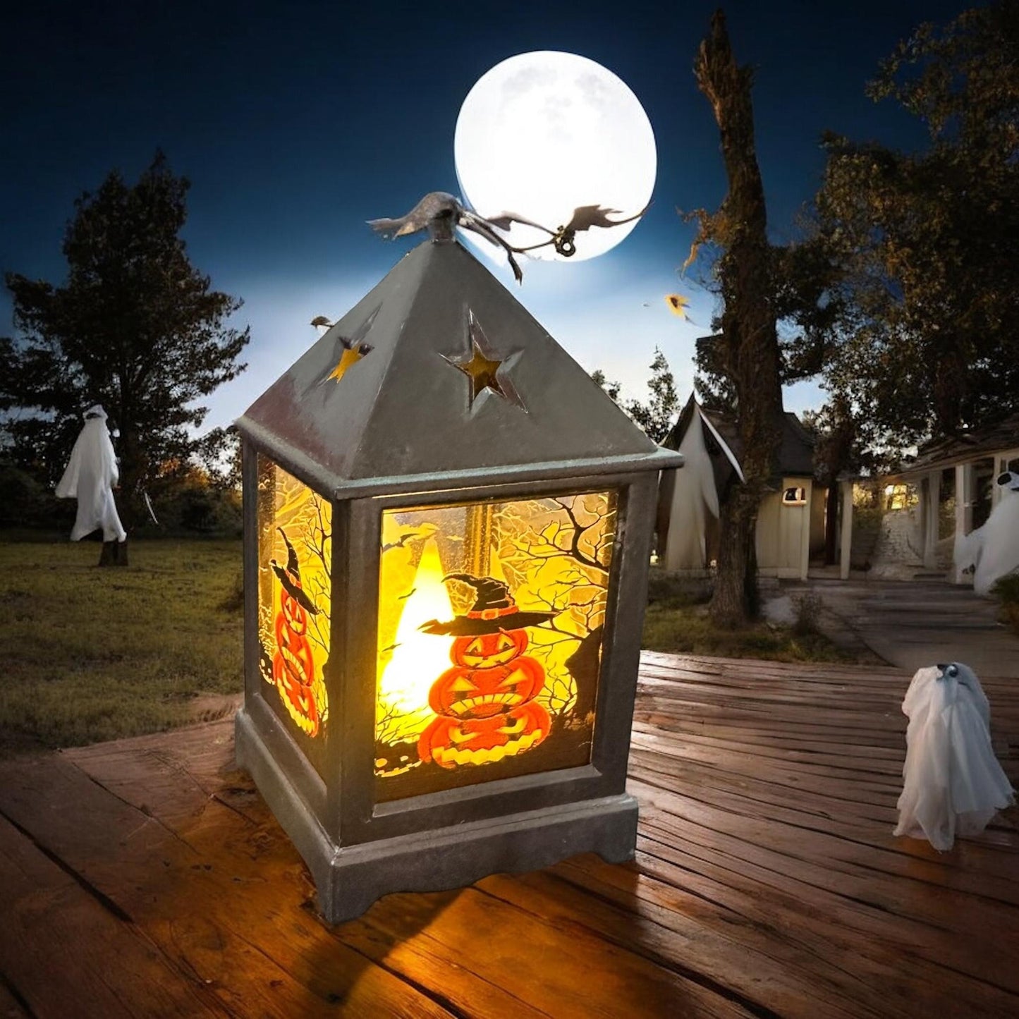 24 Linternas de Halloween con Luz $18.75 c/u