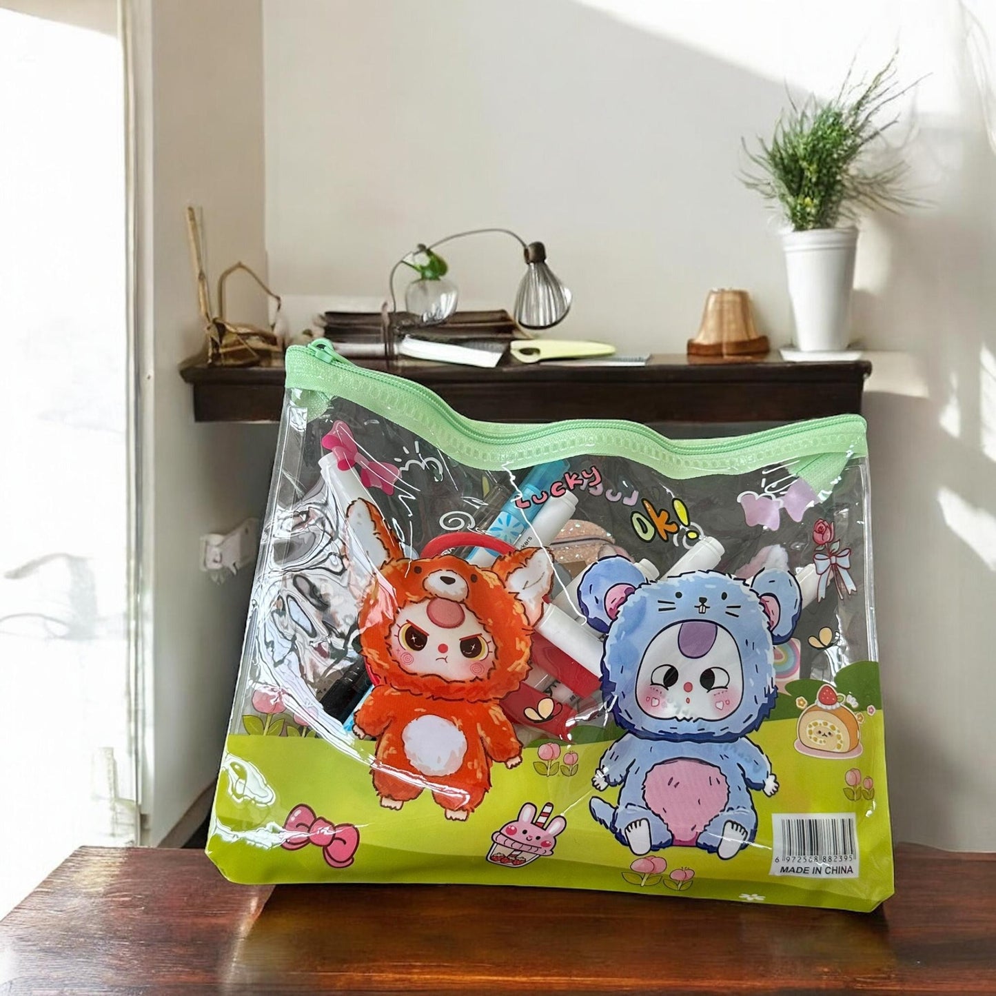 12 Lapiceras de Plastico con Cierre colores  $6.75 c/u