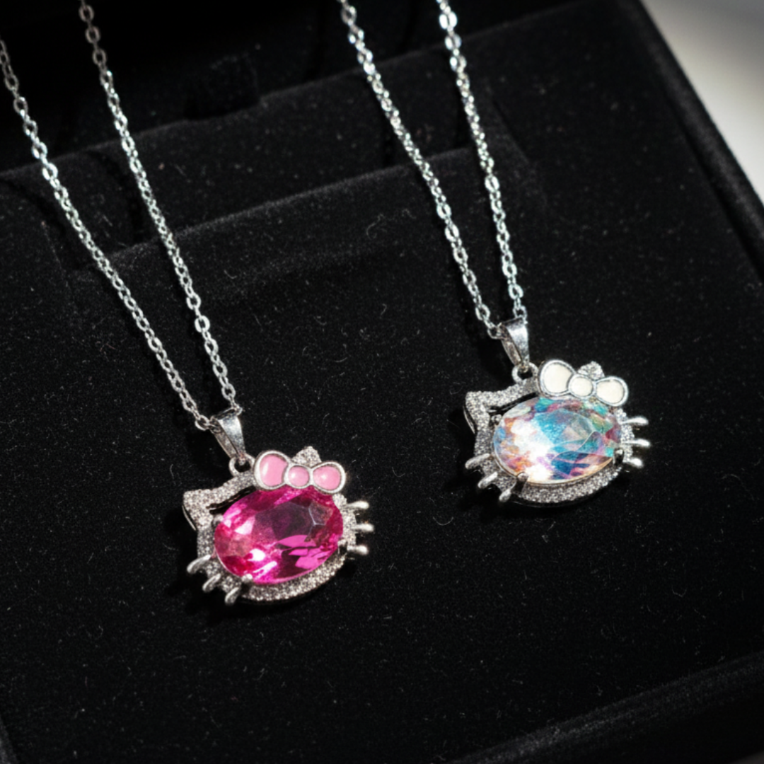 12 Collares Kitty Acero Inoxidable $33 c/u