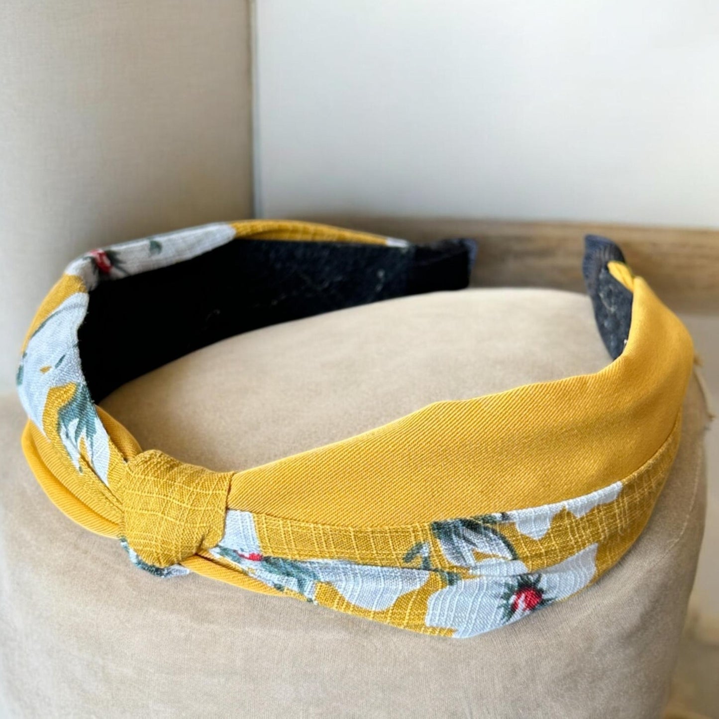 12 Diademas Gruesas Decoradas Tela $13 c/u