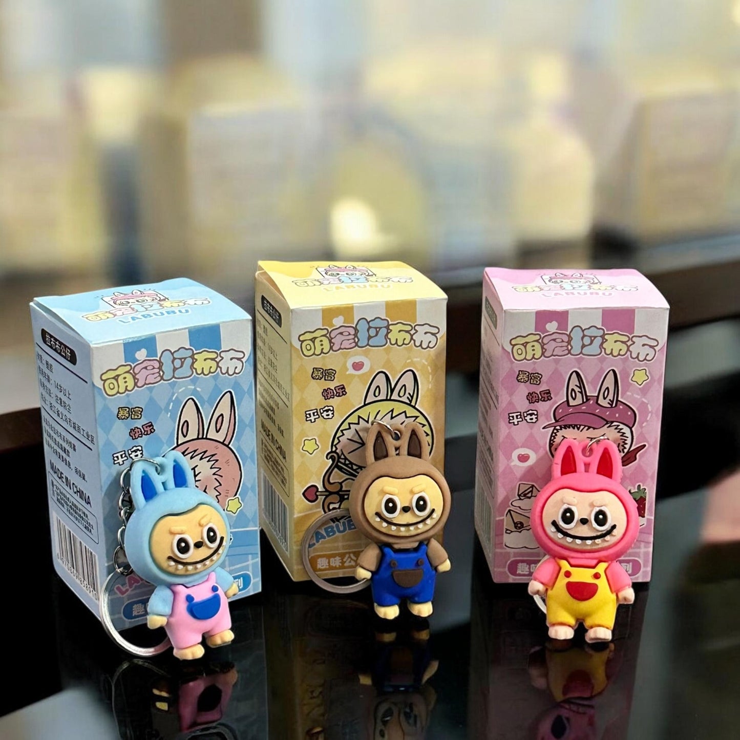 24 Llaveros Labubus en Cajita $8.9 c/u