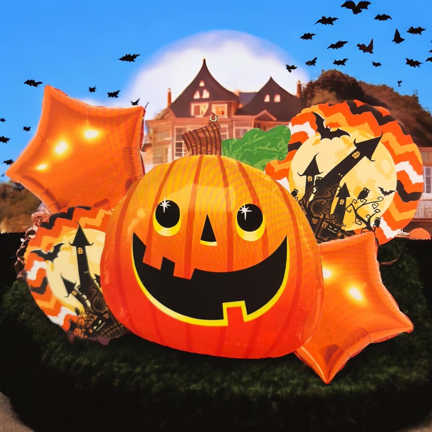 12 Sets de Decoracion Globos Halloween  $27 c/u