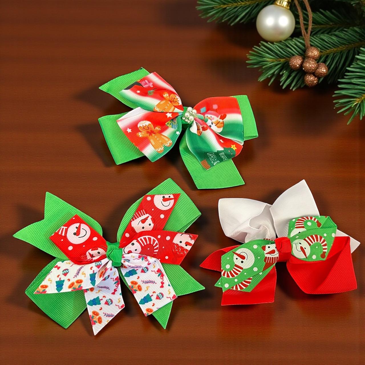 12 Moños Navideños Siempre Bella $5.7 c/u