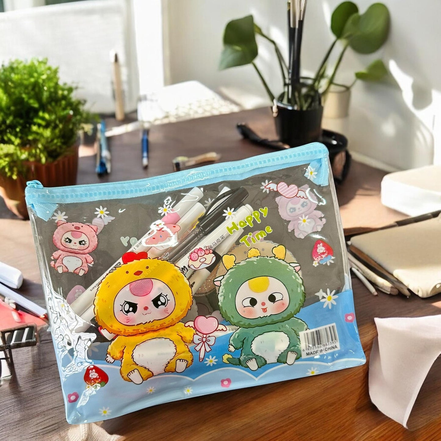 12 Lapiceras de Plastico con Cierre colores  $6.75 c/u