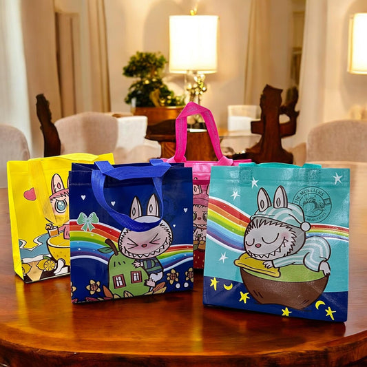 12 Bolsas Labubus Reutilizables $7 c/u