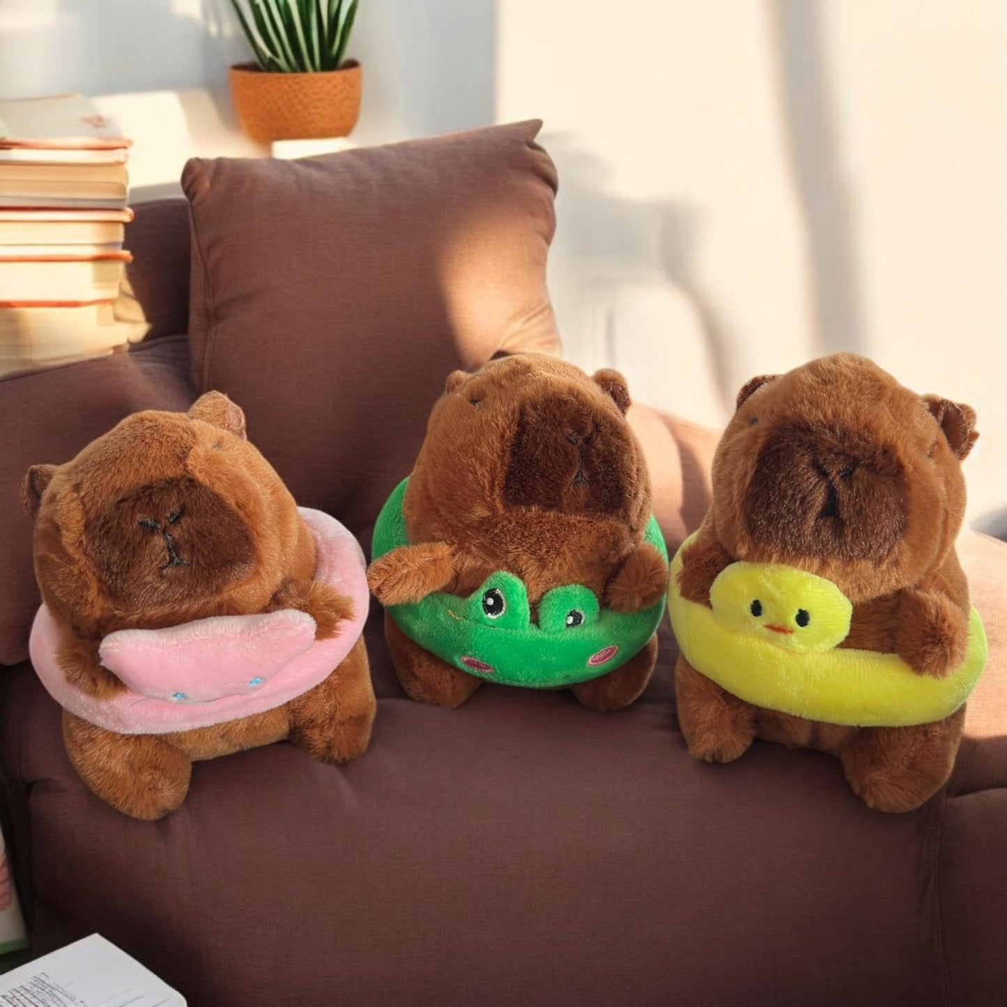 12 Llaveros Capibara Peluche Hermosos $55 c/u